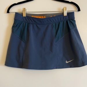 Blue gray Nike tennis skirt